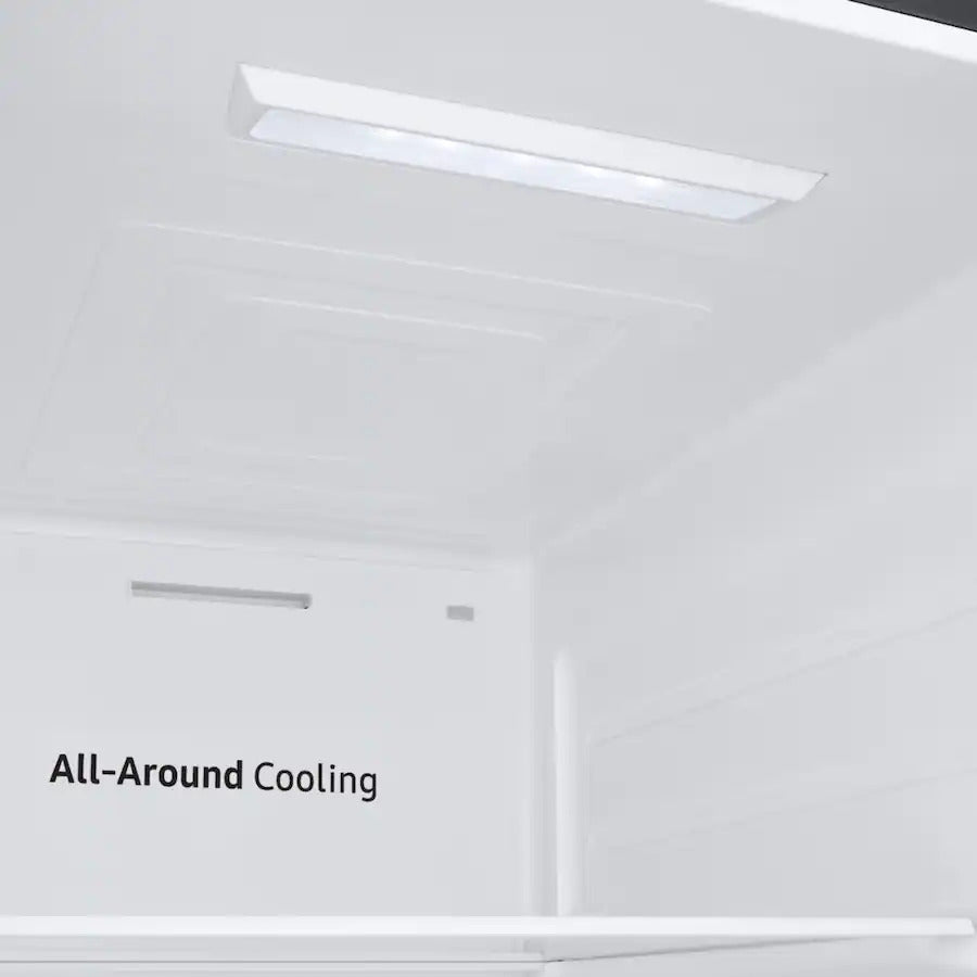 Samsung - 36 in. Wide 27.4 cu. ft. Side-by-Side Refrigerator with Large Capacity - Stainless Steel