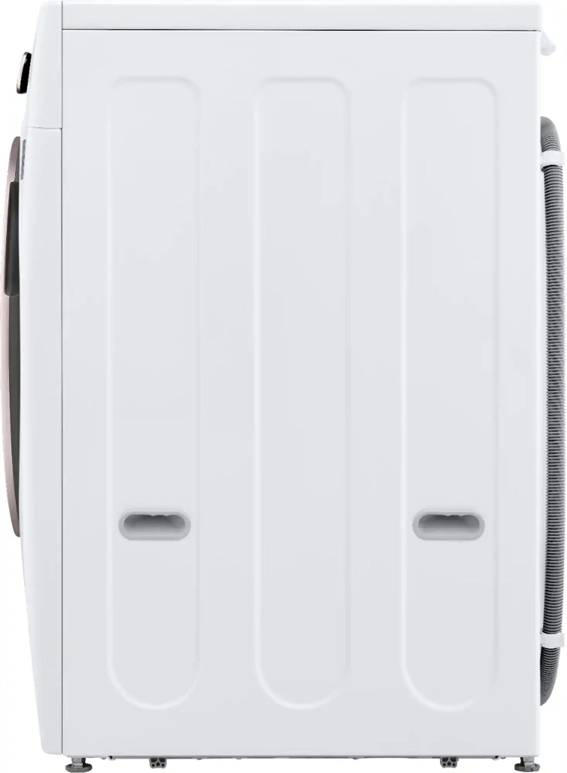 Package - LG - 4.5 Cu. Ft. High-Efficiency Stackable Smart Front Load Washer with Steam and Built-In Intelligence and 7.4 Cu. Ft. Stackable Smart Gas Dryer with Steam and Built-In Intelligence - White