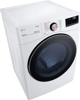 Package - LG - 4.5 Cu. Ft. High-Efficiency Stackable Smart Front Load Washer with Steam and Built-In Intelligence and 7.4 Cu. Ft. Stackable Smart Gas Dryer with Steam and Built-In Intelligence - White