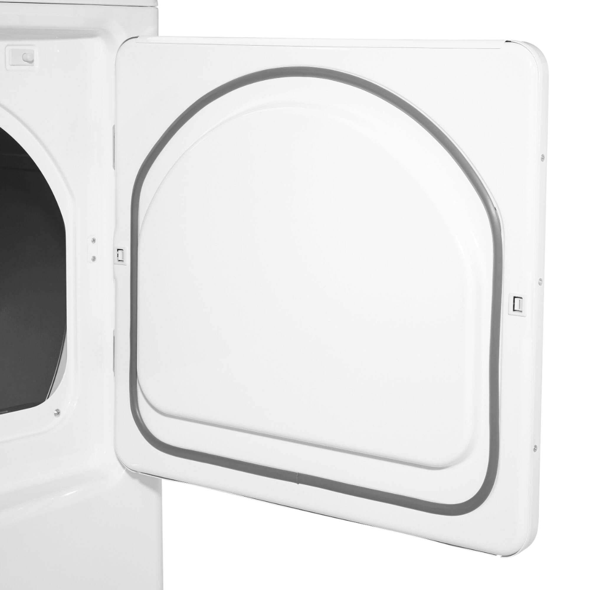 Package - Insignia™ - 3.7 Cu. Ft. High Efficiency 12-Cycle Top-Loading Washer and 6.7 Cu. Ft. Gas Dryer with Sensor Dry - White