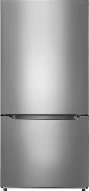 Insignia™ - 30 in. Wide 18.6 Cu. Ft. Bottom Freezer Refrigerator with ENERGY STAR Certification - Stainless Steel