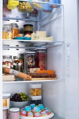 LG - 36-in Wide 27.1 Cu. Ft. Side-by-Side Smart Refrigerator with Craft Ice - Black Stainless Steel