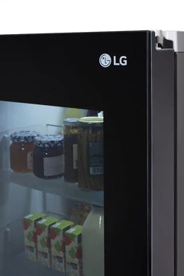 LG - 36-in Wide 27.1 Cu. Ft. Side-by-Side Smart Refrigerator with Craft Ice - Stainless Steel