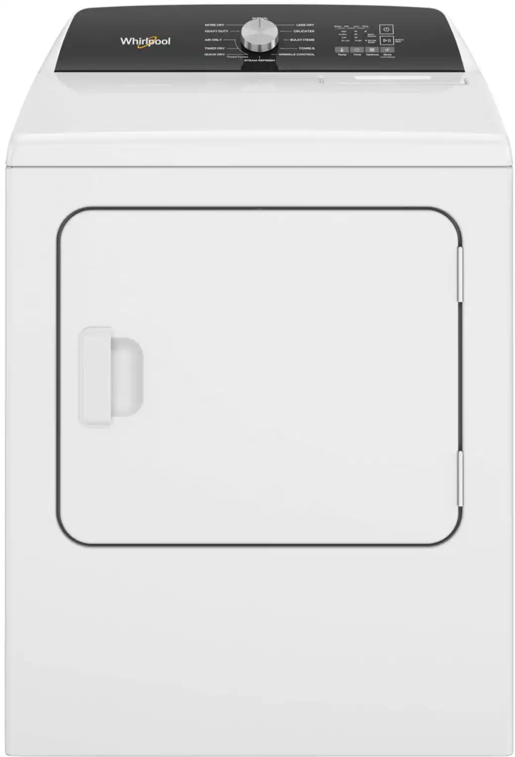 Package - Whirlpool - 4.7-4.8 Cu. Ft. Top Load Washer with 2 in 1 Removable Agitator and 7.0 Cu. Ft. Electric Dryer with Steam and Moisture Sensing - White