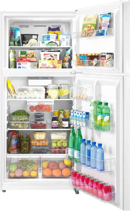 Insignia™ - 30 in. Wide 18 Cu. Ft. Top-Freezer Refrigerator with ENERGY STAR Certification - White