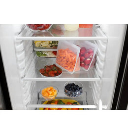 GE - 36 in. Wide 25.3 Cu. Ft. Side-by-Side Refrigerator with External Ice & Water Dispenser - Stainless Steel