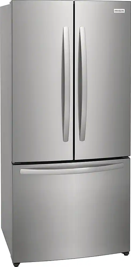 Frigidaire - 32 in. Wide 17.6 Cu. Ft. Counter-Depth French Door Refrigerator - Fingerprint-Resistant Stainless Steel Look