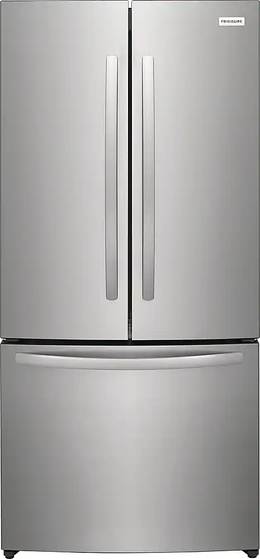 Frigidaire - 32 in. Wide 17.6 Cu. Ft. Counter-Depth French Door Refrigerator - Fingerprint-Resistant Stainless Steel Look