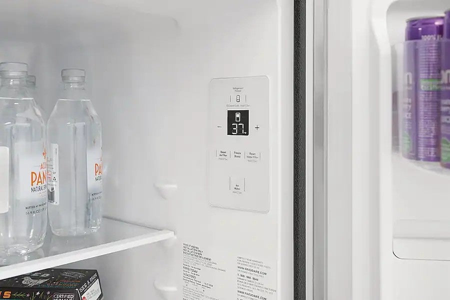 Frigidaire - 32 in. Wide 17.6 Cu. Ft. Counter-Depth French Door Refrigerator - Fingerprint-Resistant Stainless Steel Look