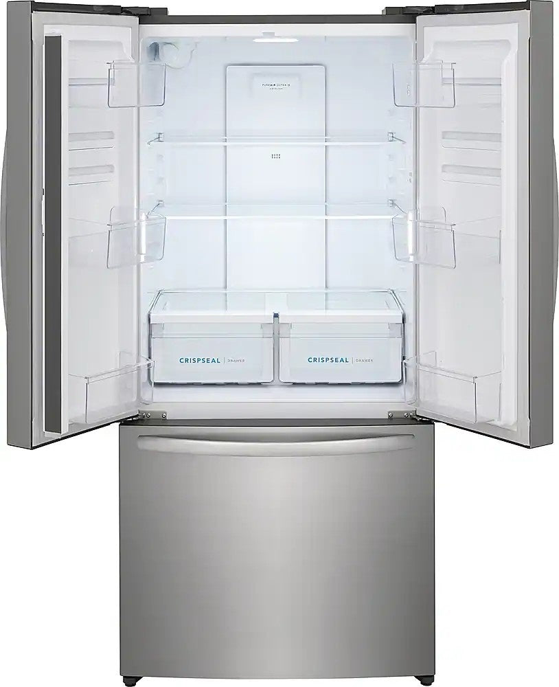 Frigidaire - 32 in. Wide 17.6 Cu. Ft. Counter-Depth French Door Refrigerator - Fingerprint-Resistant Stainless Steel Look