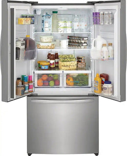 Frigidaire - 32 in. Wide 17.6 Cu. Ft. Counter-Depth French Door Refrigerator - Fingerprint-Resistant Stainless Steel Look