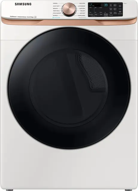 Package - Samsung - 5.0 Cu. Ft. High-Efficiency Stackable Smart Front Load Washer with Steam and Super Speed Wash and 7.5 Cu. Ft. Stackable Smart Electric Dryer with Steam and Sensor Dry - Ivory