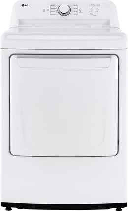 Package - LG - 4.1 Cu. Ft. High-Efficiency Top Load Washer with TurboDrum Technology and 7.3 Cu. Ft. Electric Dryer with Sensor Dry - White