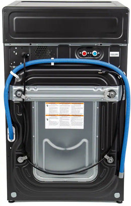 GE Profile - UltraFast 4.8 Cu. Ft. High-Efficiency Smart Front Load Washer and Electric Dryer Combo with Ventless Heat Pump - Carbon Graphite
