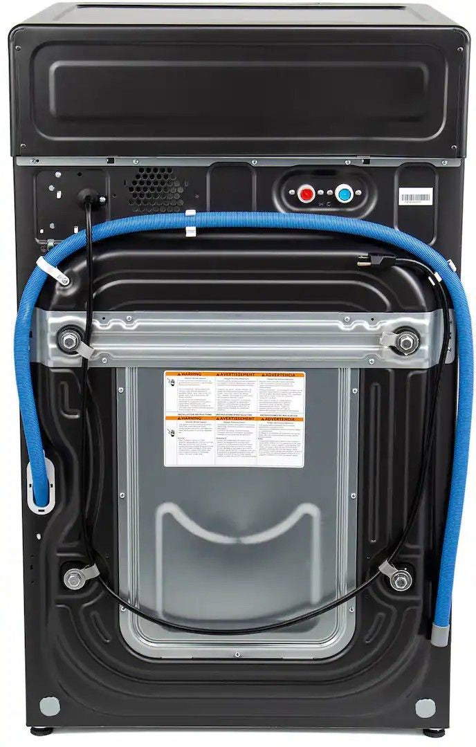 GE Profile - UltraFast 4.8 Cu. Ft. High-Efficiency Smart Front Load Washer and Electric Dryer Combo with Ventless Heat Pump - Carbon Graphite