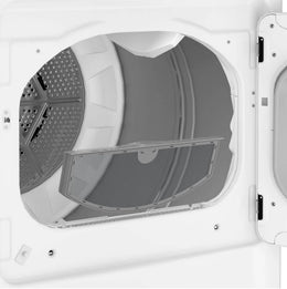 Package - GE - 4.5 Cu. Ft. Top Load Washer with Water Level Control, Deep Fill, Quick Wash, and Glass Lid and 7.4 Cu. Ft. Front Load Electric Dryer with Sensor Dry - White with Matte Black
