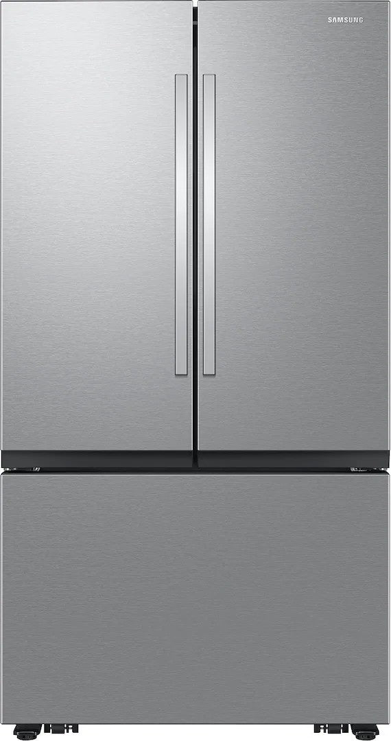 Samsung - 36 in. Wide 32 cu. ft. 3-Door French Door Smart Refrigerator with Dual Auto Ice Maker - Stainless Steel