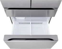 LG - 36-in Standard-Depth MAX 29.6 Cu. Ft. 4-Door French Door Smart Refrigerator with Full-Convert Drawer - Stainless Steel