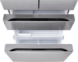 LG - 36-in Standard-Depth MAX 29.6 Cu. Ft. 4-Door French Door Smart Refrigerator with Full-Convert Drawer - Stainless Steel