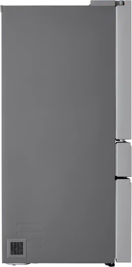 LG - 36-in Standard-Depth MAX 29.6 Cu. Ft. 4-Door French Door Smart Refrigerator with Full-Convert Drawer - Stainless Steel