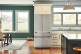 LG - 36-in Standard-Depth MAX 29.6 Cu. Ft. 4-Door French Door Smart Refrigerator with Full-Convert Drawer - Stainless Steel