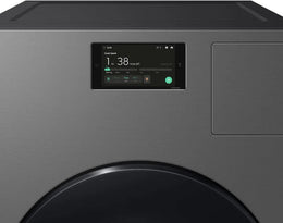 Samsung - 5.3 cu. ft. Bespoke AI Ventless Smart All-In-One Front Load Washer/Electric Dryer Combo with Ventless Heat Pump - Dark Steel