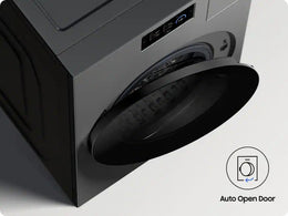 Samsung - 5.3 cu. ft. Bespoke AI Ventless Smart All-In-One Front Load Washer/Electric Dryer Combo with Ventless Heat Pump - Dark Steel