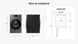 Samsung - 5.3 cu. ft. Bespoke AI Ventless Smart All-In-One Front Load Washer/Electric Dryer Combo with Ventless Heat Pump - Dark Steel