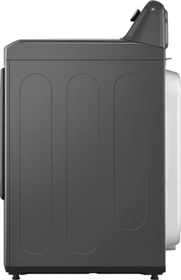 Package - LG - 4.1 Cu. Ft. High-Efficiency Top Load Washer with TurboDrum Technology and 7.3 Cu. Ft. Electric Dryer with Sensor Dry - Monochrome Grey