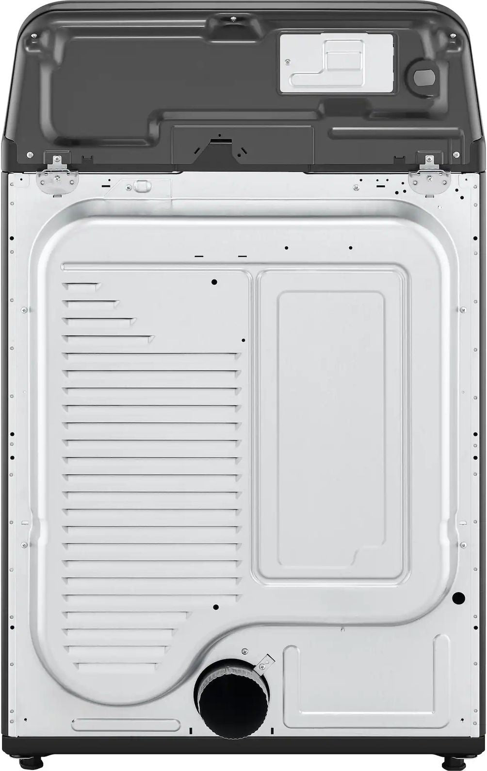 Package - LG - 4.1 Cu. Ft. High-Efficiency Top Load Washer with TurboDrum Technology and 7.3 Cu. Ft. Electric Dryer with Sensor Dry - Monochrome Grey