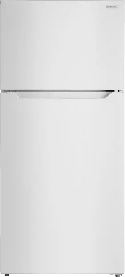 Insignia™ - 28 in. Wide 14.2 Cu. Ft. Top-Freezer Refrigerator with ENERGY STAR Certification - White