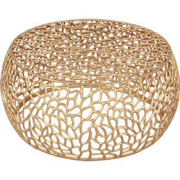 Meridian Priya Gold Coffee Table