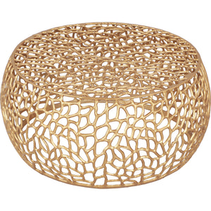 Meridian Priya Gold Coffee Table