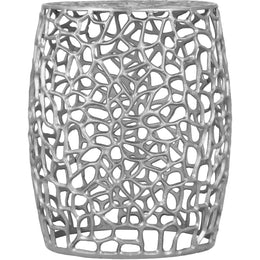 Meridian Priya Silver End Table