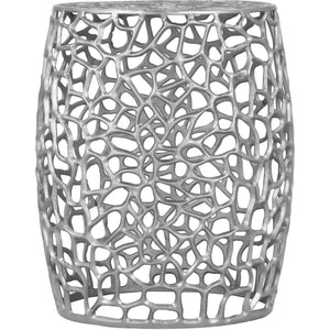 Meridian Priya Silver End Table