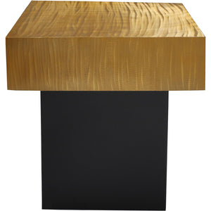 Meridian Palladium Gold End Table