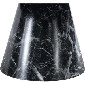 Meridian Omni Black Faux Marble Coffee Table