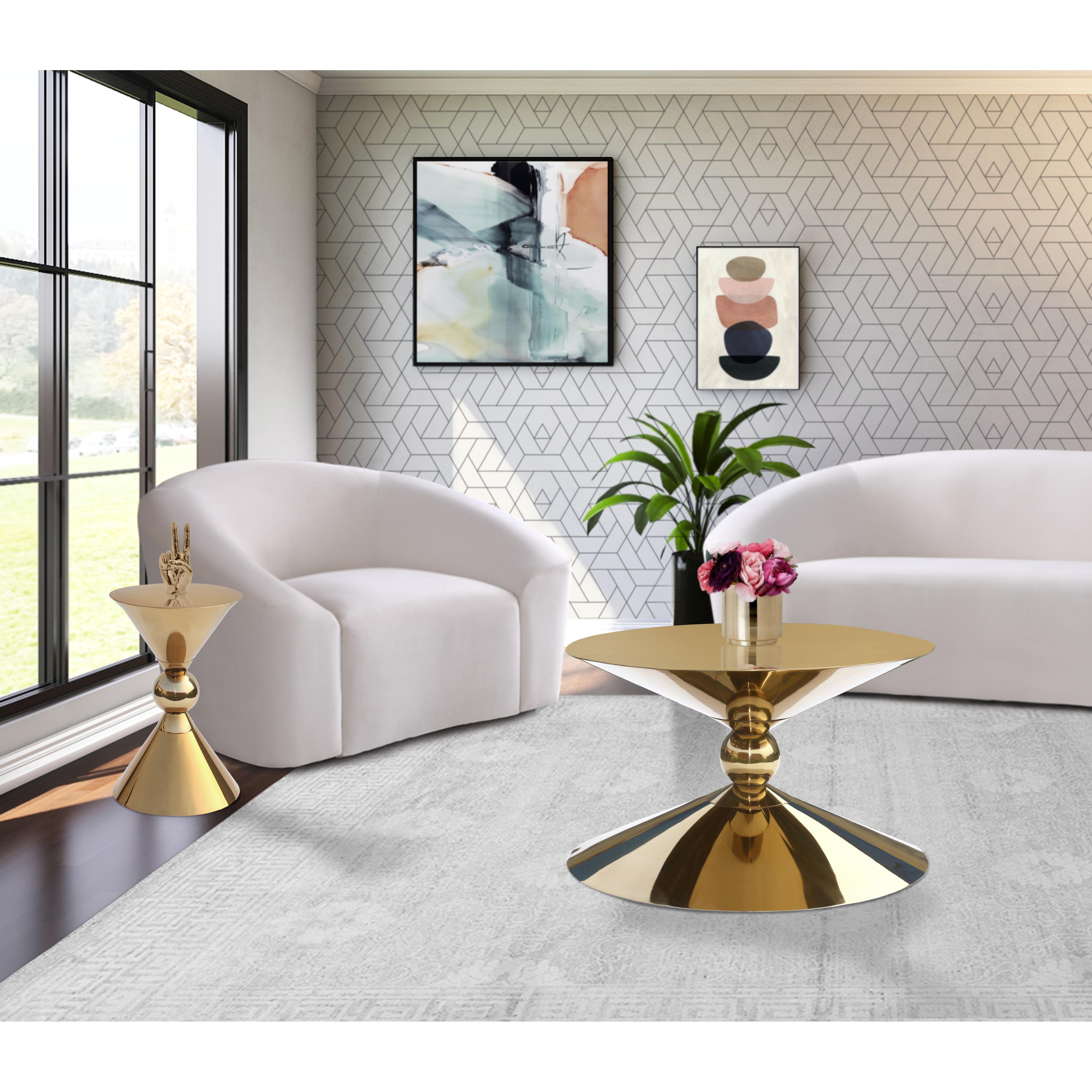 Meridian Malia Gold Coffee Table