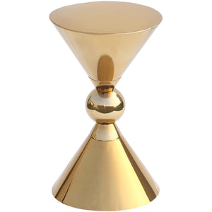 Meridian Malia Gold End Table