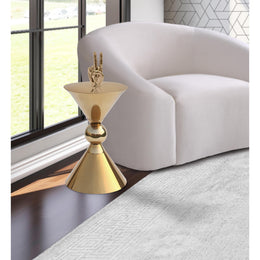 Meridian Malia Gold End Table