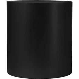Meridian Cylinder Matte Black End Table
