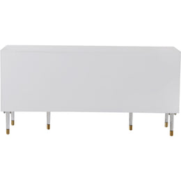 Meridian Jive White Lacquer Sideboard/Buffet