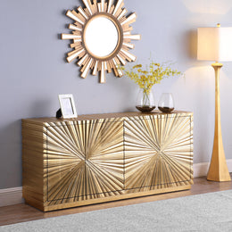 Meridian Golda Gold Leaf Sideboard/Buffet