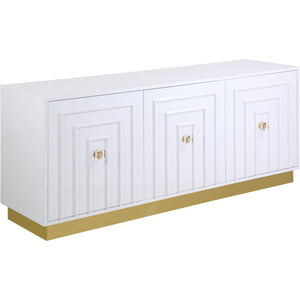 Meridian Cosmopolitan White Lacquer Sideboard/Buffet
