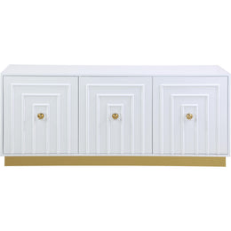 Meridian Cosmopolitan White Lacquer Sideboard/Buffet