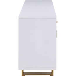 Meridian Excel White Lacquer Sideboard/Buffet