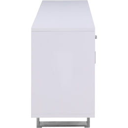 Meridian Excel White Lacquer Sideboard/Buffet