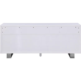 Meridian Excel White Lacquer Sideboard/Buffet
