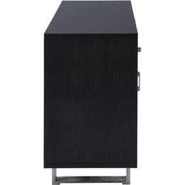 Meridian Excel Grey Oak Veneer Lacquer Sideboard/Buffet