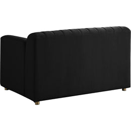 Meridian Naya Black Velvet Chair